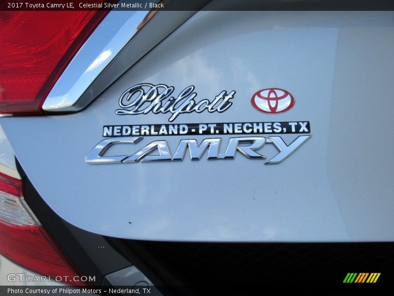 Celestial Silver Metallic / Black 2017 Toyota Camry LE
