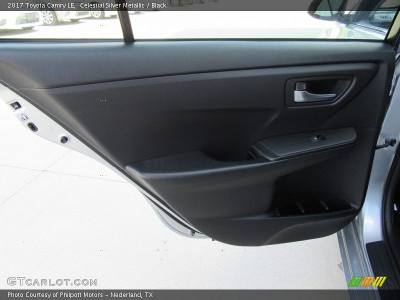 Celestial Silver Metallic / Black 2017 Toyota Camry LE