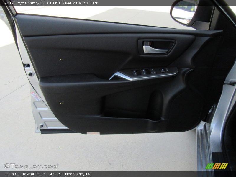 Celestial Silver Metallic / Black 2017 Toyota Camry LE