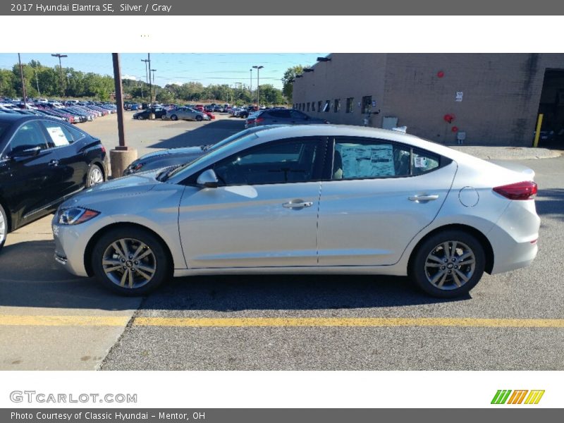 Silver / Gray 2017 Hyundai Elantra SE