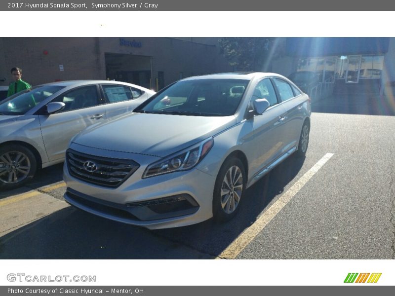 Symphony Silver / Gray 2017 Hyundai Sonata Sport