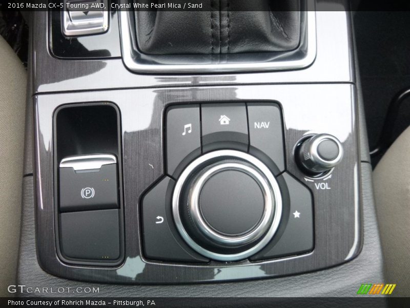Crystal White Pearl Mica / Sand 2016 Mazda CX-5 Touring AWD