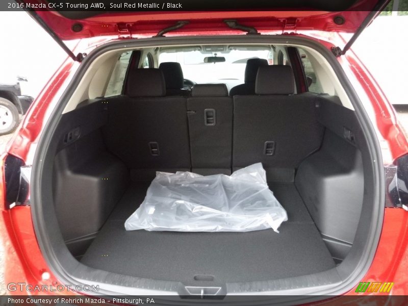 Soul Red Metallic / Black 2016 Mazda CX-5 Touring AWD
