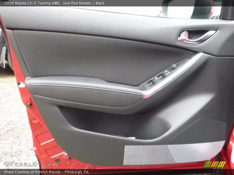 Soul Red Metallic / Black 2016 Mazda CX-5 Touring AWD