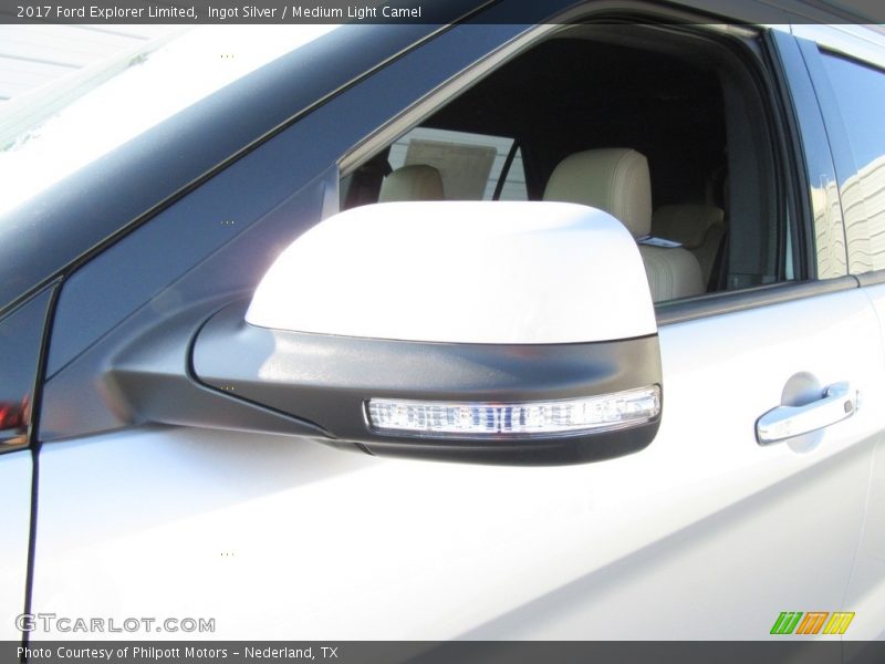 Ingot Silver / Medium Light Camel 2017 Ford Explorer Limited