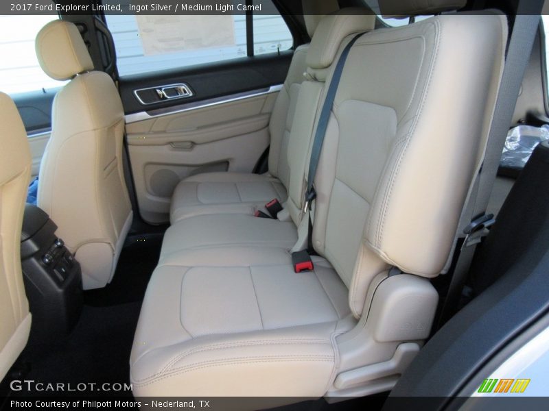 Ingot Silver / Medium Light Camel 2017 Ford Explorer Limited