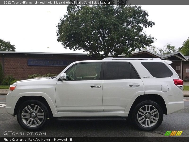 Blizzard White Pearl / Sand Beige Leather 2012 Toyota 4Runner Limited 4x4