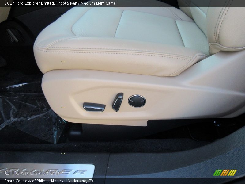Ingot Silver / Medium Light Camel 2017 Ford Explorer Limited
