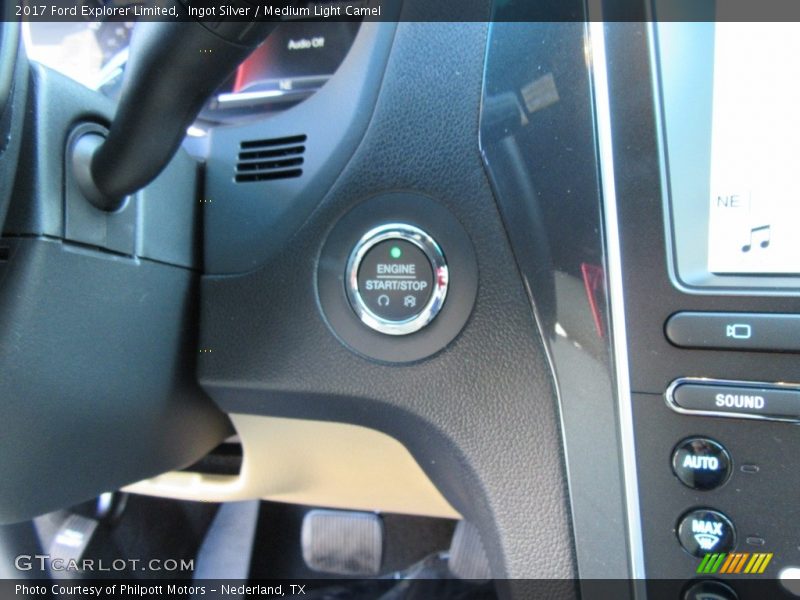 Ingot Silver / Medium Light Camel 2017 Ford Explorer Limited