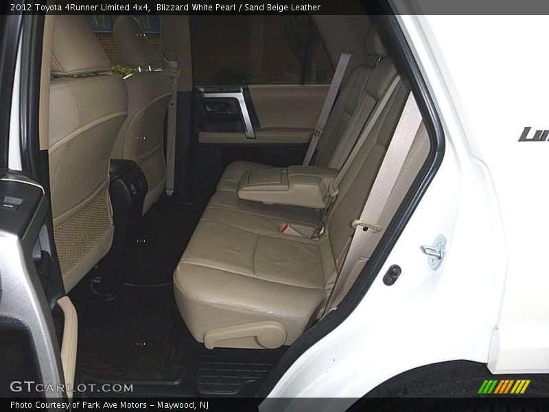 Blizzard White Pearl / Sand Beige Leather 2012 Toyota 4Runner Limited 4x4