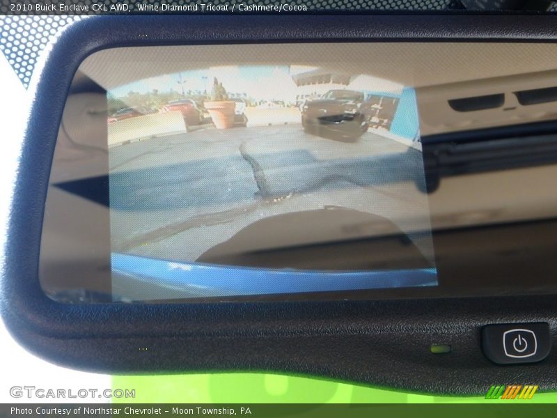 White Diamond Tricoat / Cashmere/Cocoa 2010 Buick Enclave CXL AWD