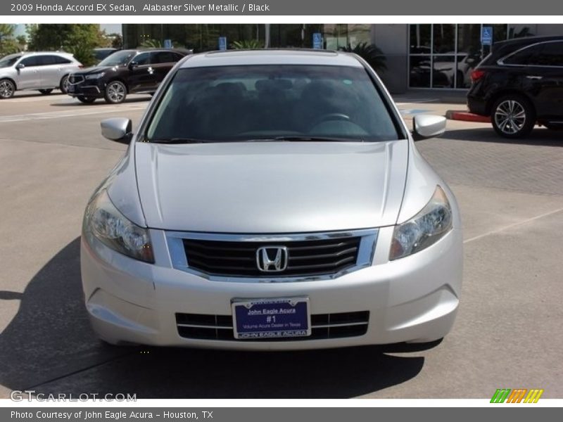 Alabaster Silver Metallic / Black 2009 Honda Accord EX Sedan