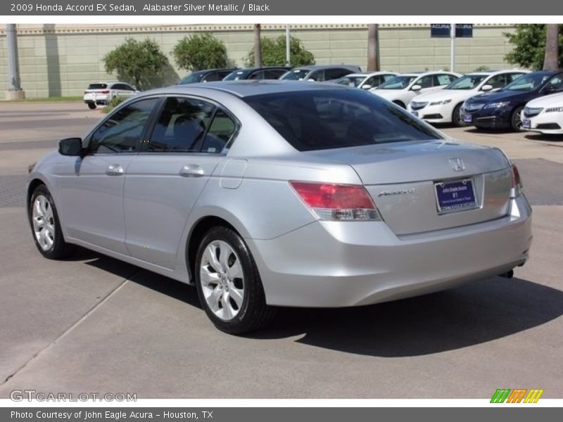 Alabaster Silver Metallic / Black 2009 Honda Accord EX Sedan