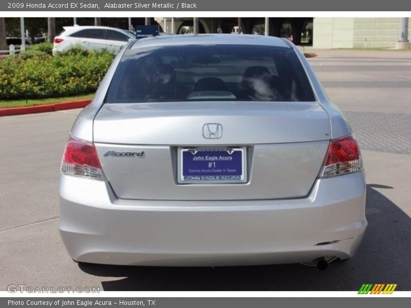 Alabaster Silver Metallic / Black 2009 Honda Accord EX Sedan