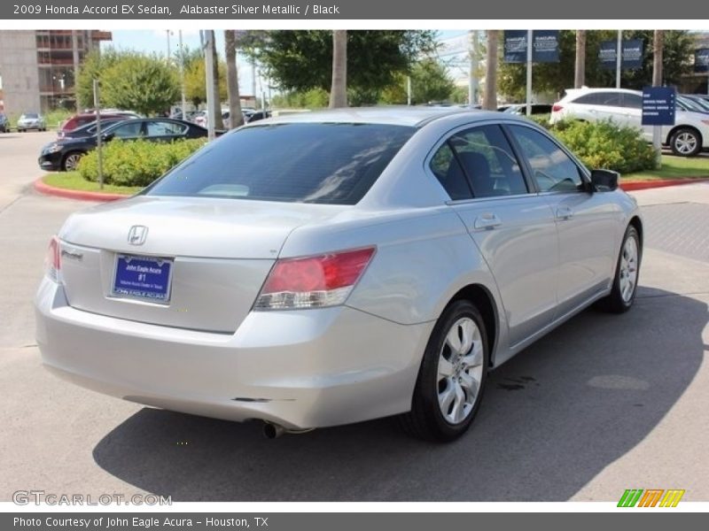 Alabaster Silver Metallic / Black 2009 Honda Accord EX Sedan