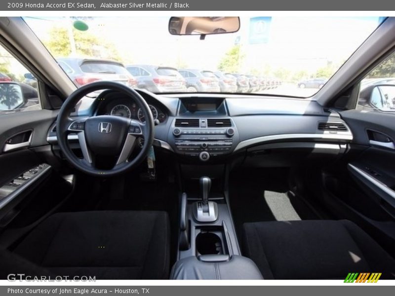 Alabaster Silver Metallic / Black 2009 Honda Accord EX Sedan