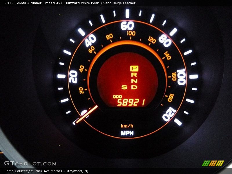 Blizzard White Pearl / Sand Beige Leather 2012 Toyota 4Runner Limited 4x4