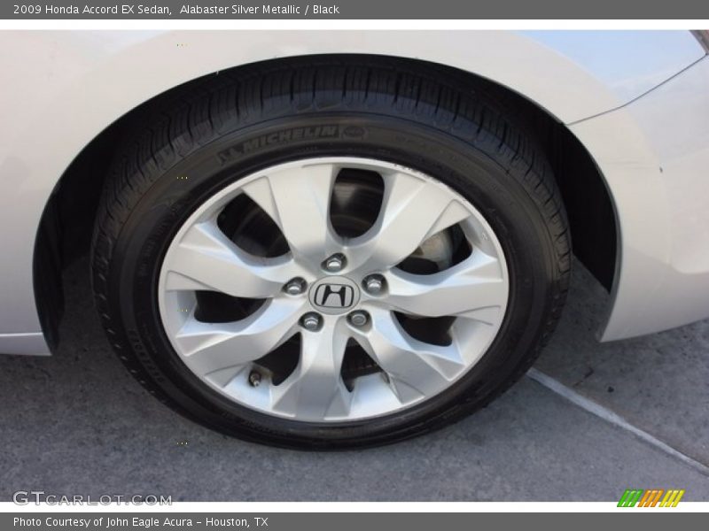 Alabaster Silver Metallic / Black 2009 Honda Accord EX Sedan