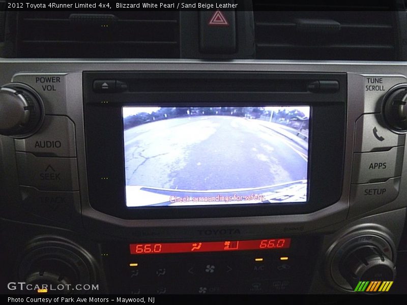 Blizzard White Pearl / Sand Beige Leather 2012 Toyota 4Runner Limited 4x4