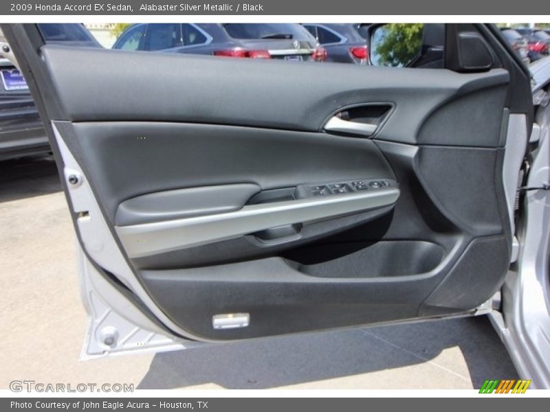 Alabaster Silver Metallic / Black 2009 Honda Accord EX Sedan