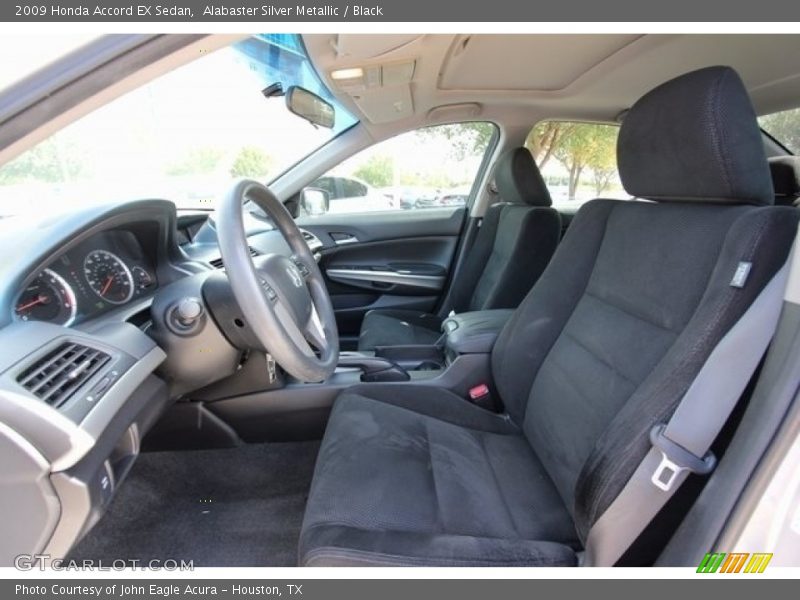 Alabaster Silver Metallic / Black 2009 Honda Accord EX Sedan