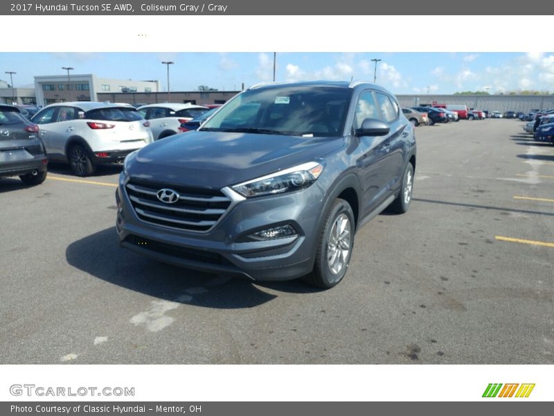 Coliseum Gray / Gray 2017 Hyundai Tucson SE AWD