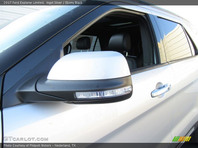 Ingot Silver / Ebony Black 2017 Ford Explorer Limited