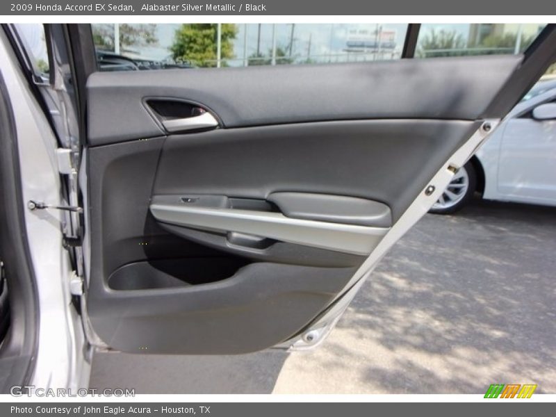 Alabaster Silver Metallic / Black 2009 Honda Accord EX Sedan