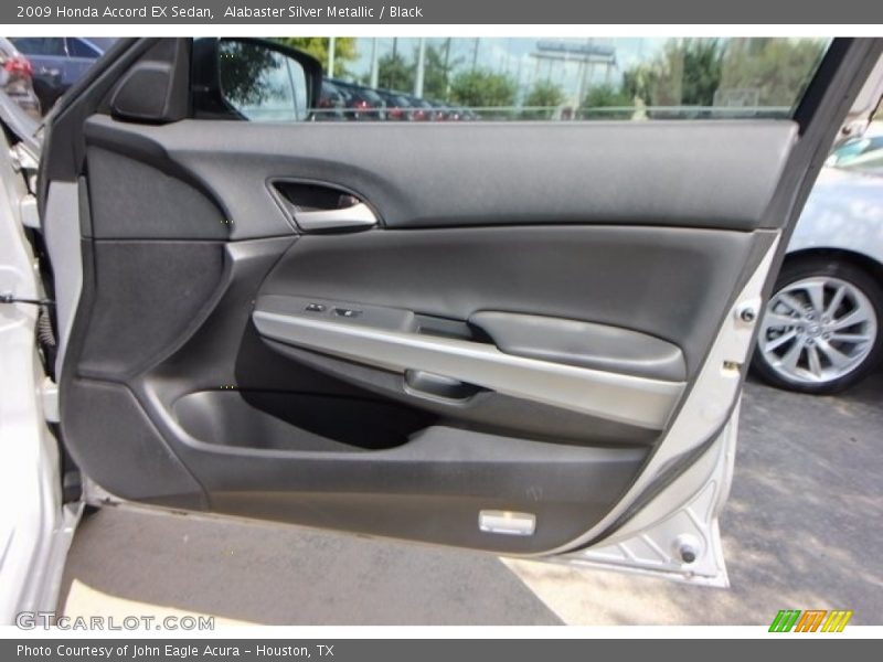 Alabaster Silver Metallic / Black 2009 Honda Accord EX Sedan