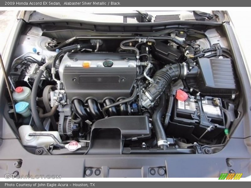 Alabaster Silver Metallic / Black 2009 Honda Accord EX Sedan