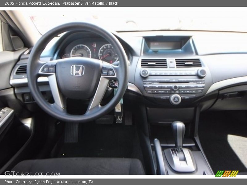 Alabaster Silver Metallic / Black 2009 Honda Accord EX Sedan