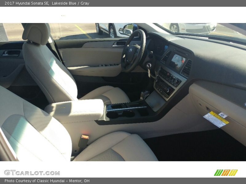 Lakeside Blue / Gray 2017 Hyundai Sonata SE