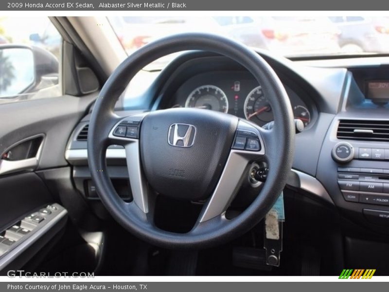 Alabaster Silver Metallic / Black 2009 Honda Accord EX Sedan