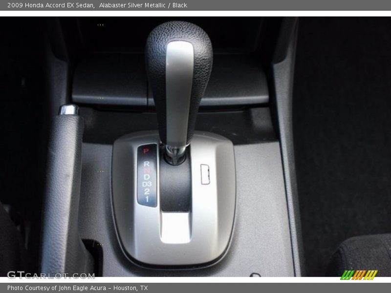 Alabaster Silver Metallic / Black 2009 Honda Accord EX Sedan