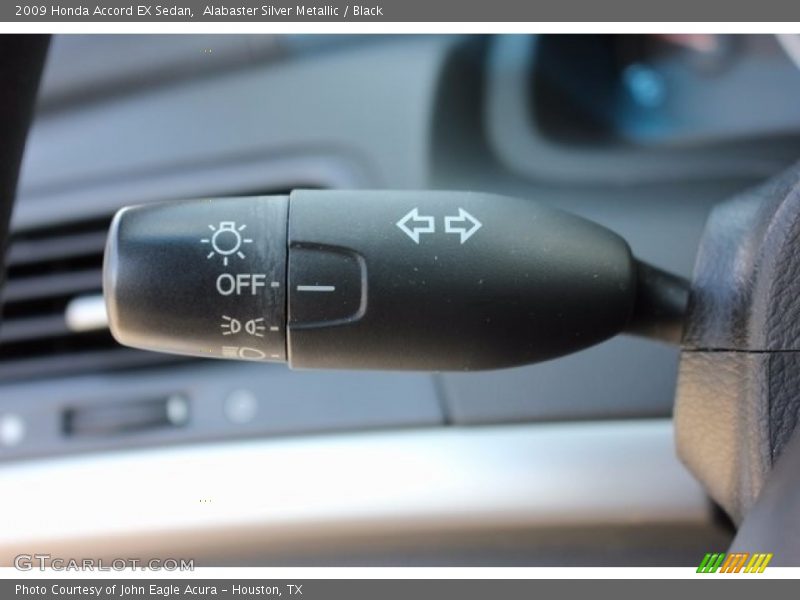 Alabaster Silver Metallic / Black 2009 Honda Accord EX Sedan
