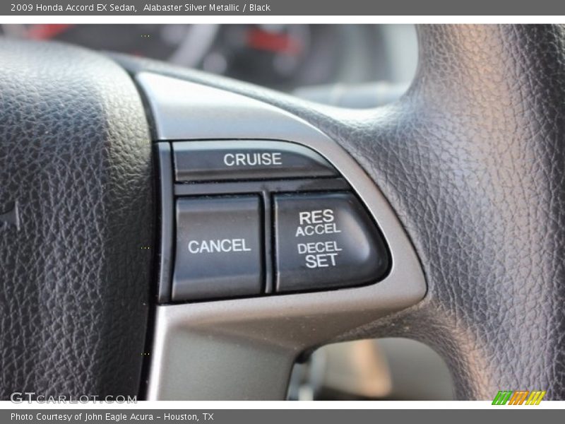 Alabaster Silver Metallic / Black 2009 Honda Accord EX Sedan