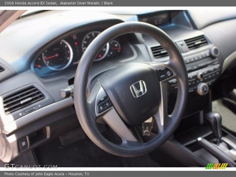 Alabaster Silver Metallic / Black 2009 Honda Accord EX Sedan