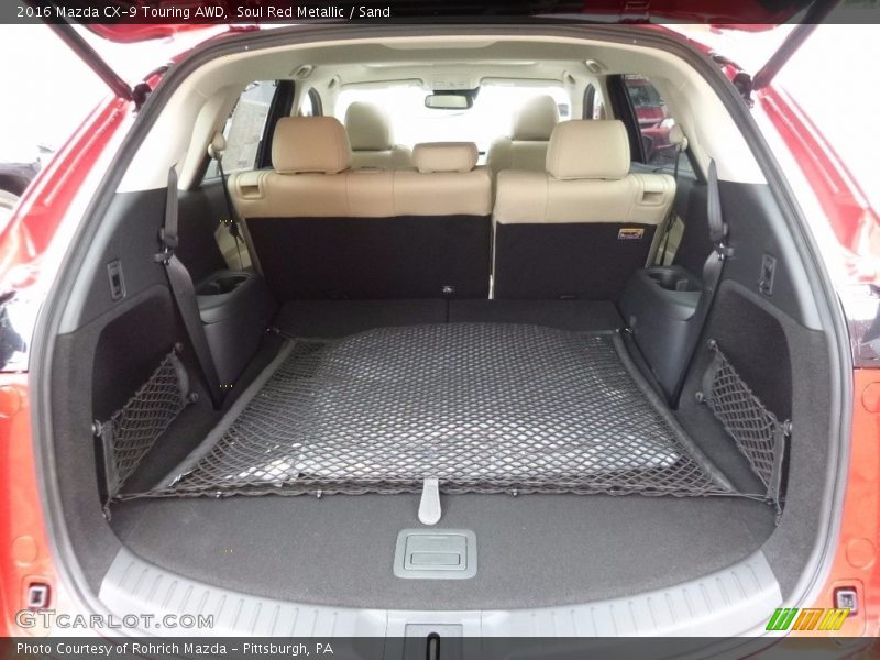 Soul Red Metallic / Sand 2016 Mazda CX-9 Touring AWD