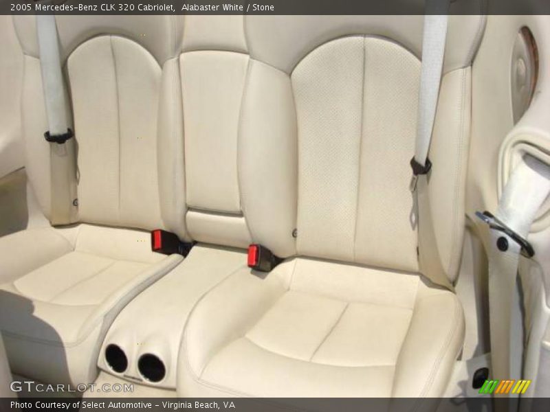 Alabaster White / Stone 2005 Mercedes-Benz CLK 320 Cabriolet