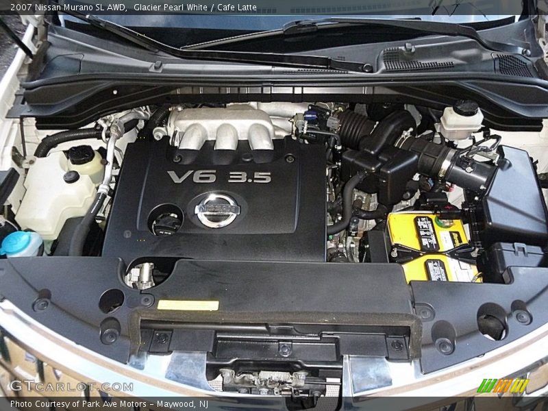 Glacier Pearl White / Cafe Latte 2007 Nissan Murano SL AWD