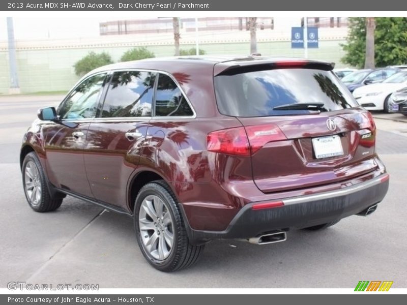 Dark Cherry Pearl / Parchment 2013 Acura MDX SH-AWD Advance