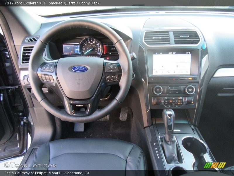 Smoked Quartz / Ebony Black 2017 Ford Explorer XLT