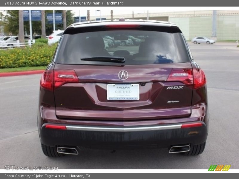 Dark Cherry Pearl / Parchment 2013 Acura MDX SH-AWD Advance