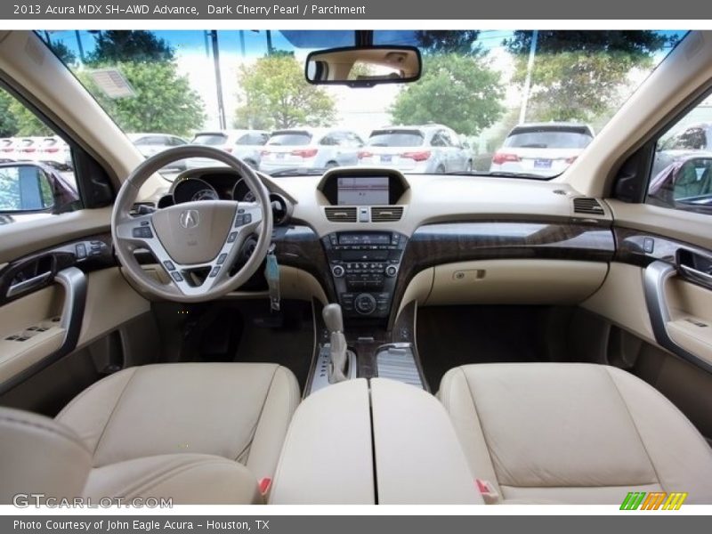 Dark Cherry Pearl / Parchment 2013 Acura MDX SH-AWD Advance