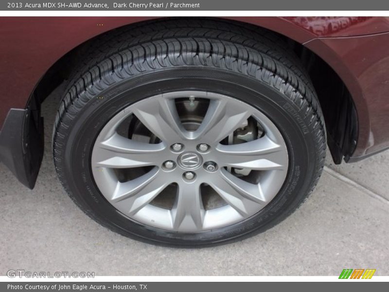 Dark Cherry Pearl / Parchment 2013 Acura MDX SH-AWD Advance