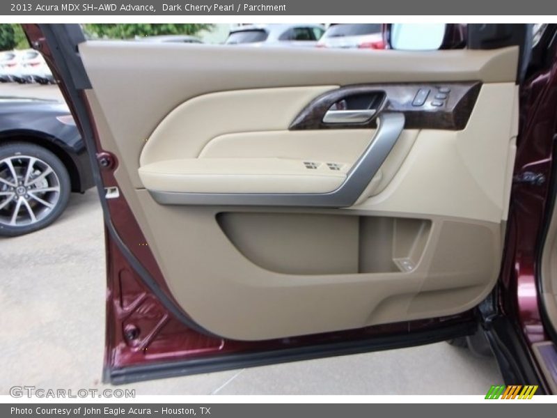 Dark Cherry Pearl / Parchment 2013 Acura MDX SH-AWD Advance