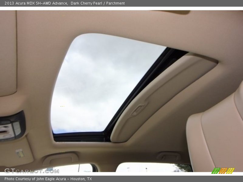 Dark Cherry Pearl / Parchment 2013 Acura MDX SH-AWD Advance
