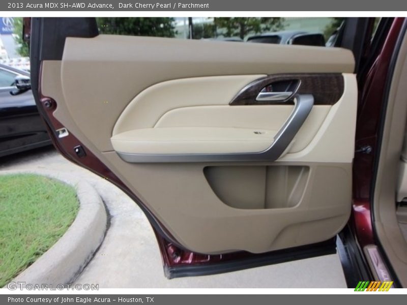 Dark Cherry Pearl / Parchment 2013 Acura MDX SH-AWD Advance