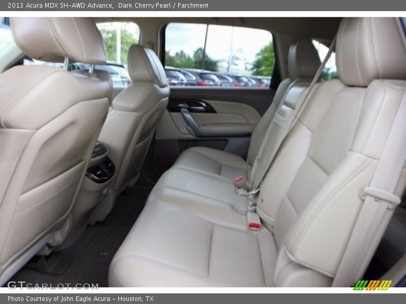 Dark Cherry Pearl / Parchment 2013 Acura MDX SH-AWD Advance