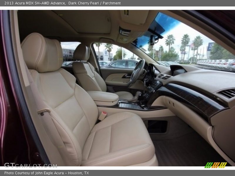 Dark Cherry Pearl / Parchment 2013 Acura MDX SH-AWD Advance